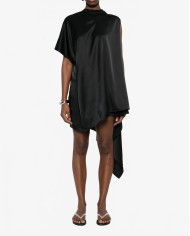 Zero Waste Draped Dress - Coperni - Black