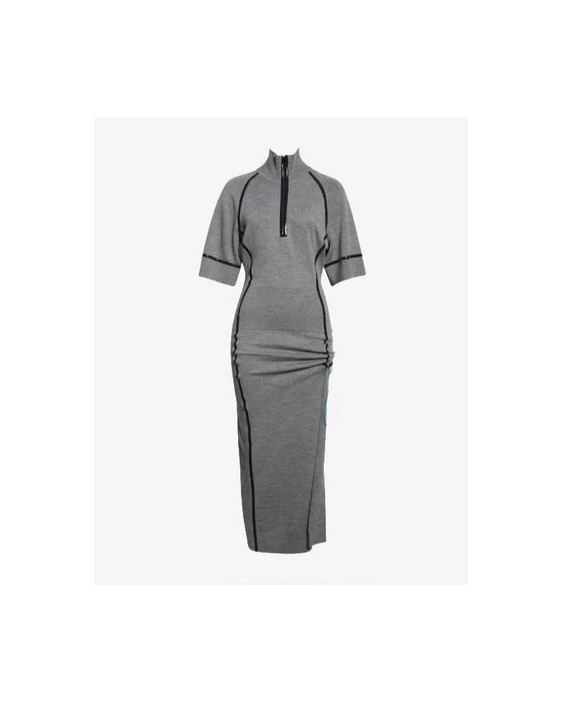 Tech Merino Dress - Coperni - Grey