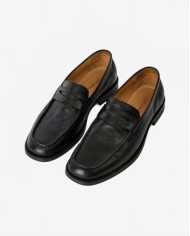 Mocassins Light - Our Legacy - True Dyed Black Leather
