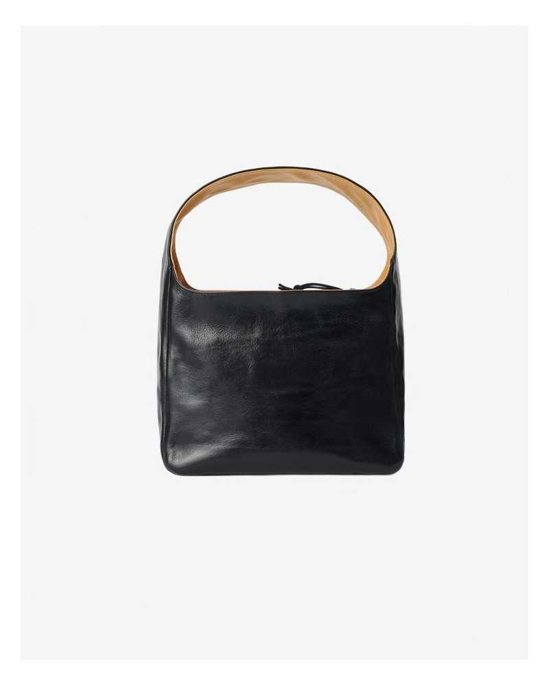 Brick Bag - Our Legacy - Black Leather