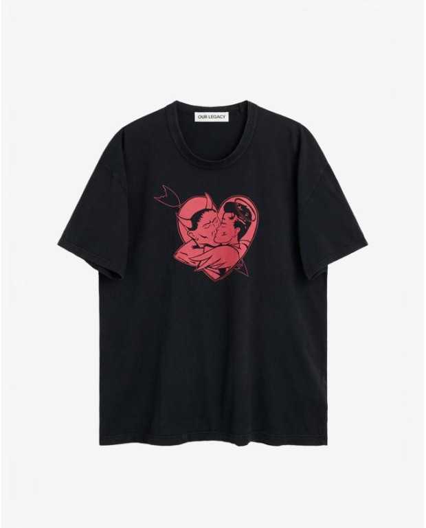 T-shirt Loose - Our Legacy - Love Story Print