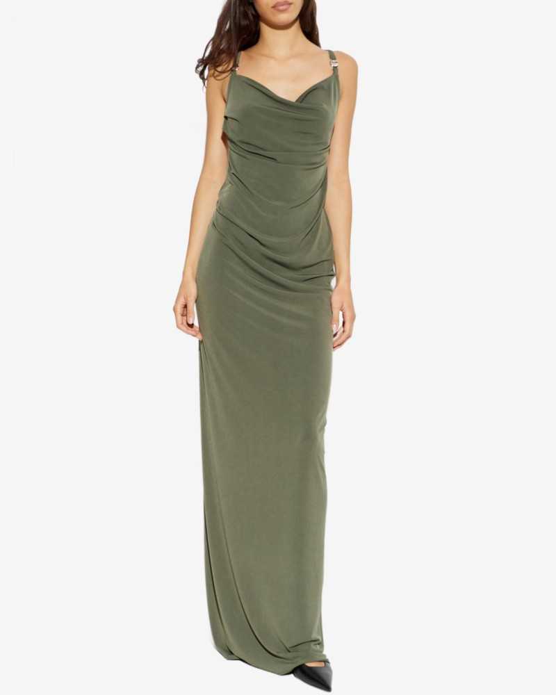 Logo Dress - Coperni - Green