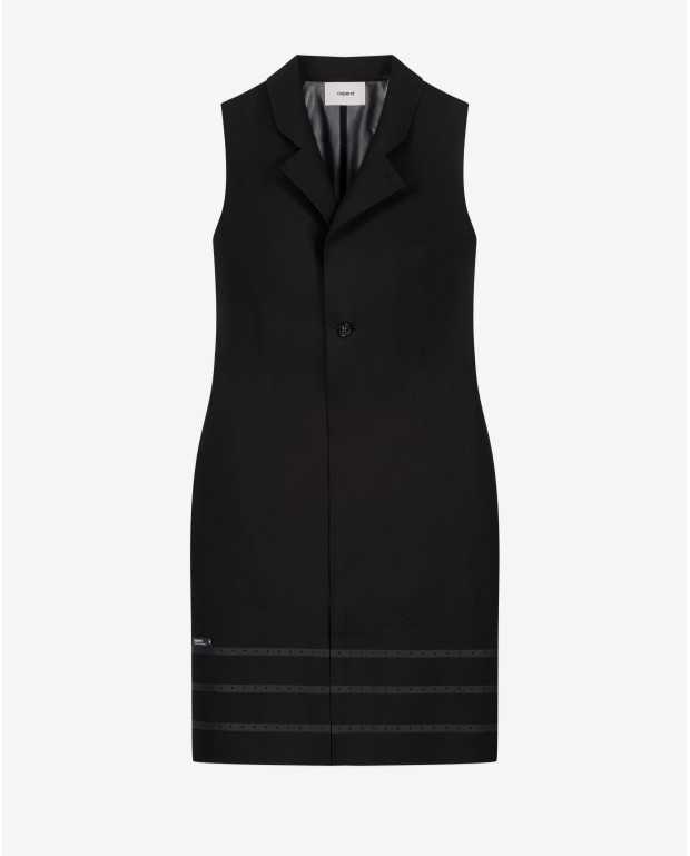 Technical Tailored Origami Dress - Coperni - Black