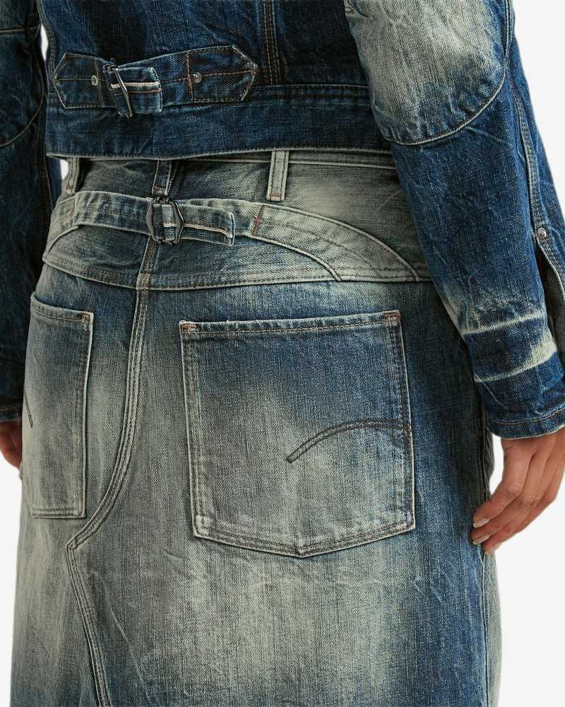 RR 3D Biker Skirt Wmn - G-Star - Bleu Fonce RR 3D Biker Skirt Wmn - G-Star - Bleu Fonce