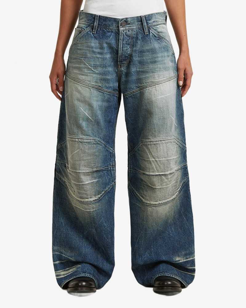 RR 5620 3D Biker Baggy Wmn - G-Star - Dark blue