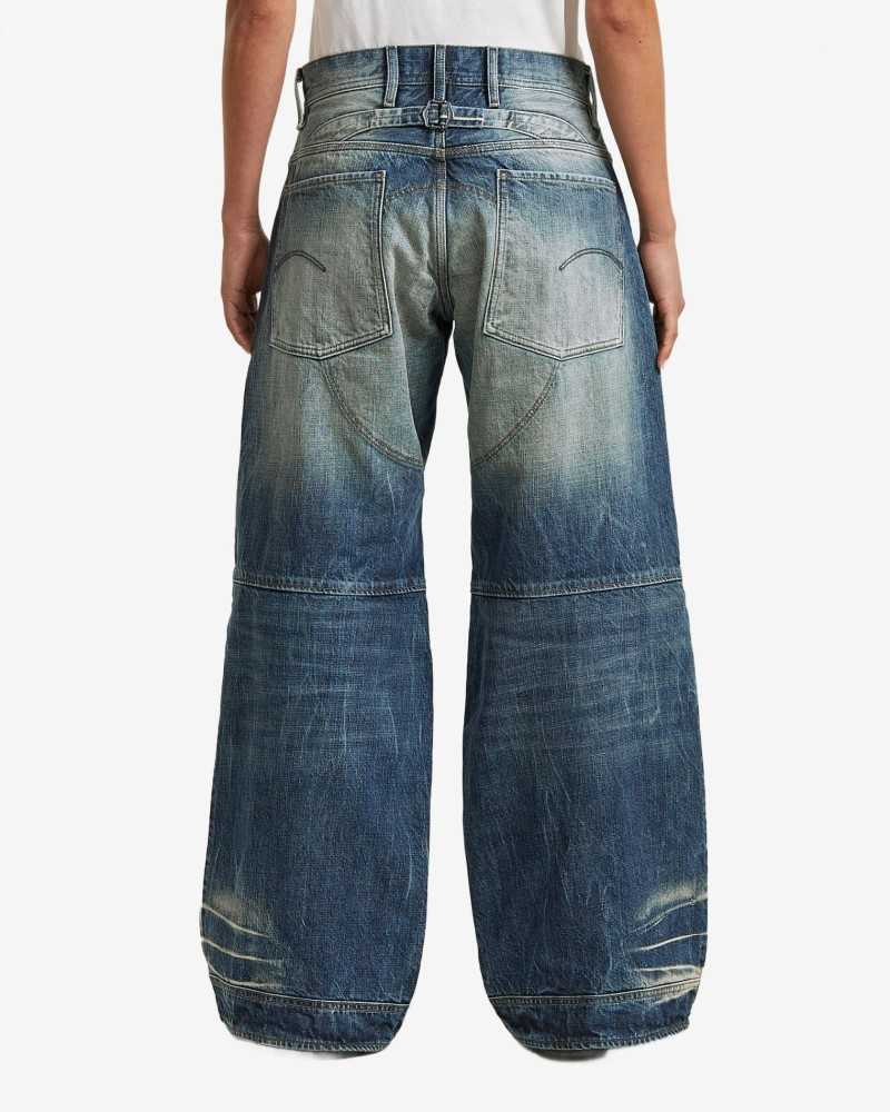 RR 5620 3D Biker Baggy Wmn - G-Star - Dark blue