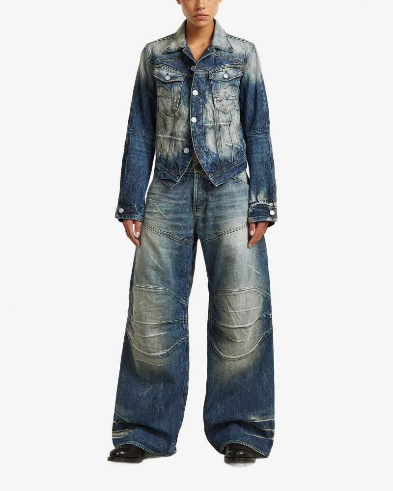 RR 5620 3D Biker Baggy Wmn - G-Star - Dark blue