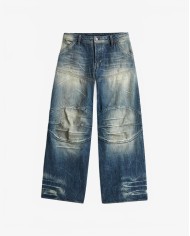 RR 5620 3D Biker Baggy Wmn - G-Star - Dark blue