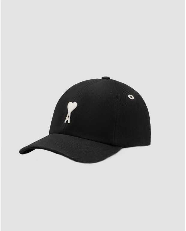 Casquette Ami De Coeur Coton Delave - Ami - Noir