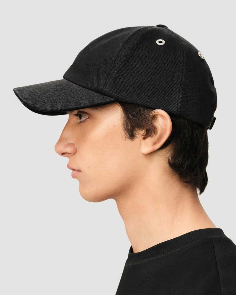 Casquette Ami De Coeur Coton Delave - Ami - Noir Casquette Ami De Coeur Coton Delave - Ami - Noir
