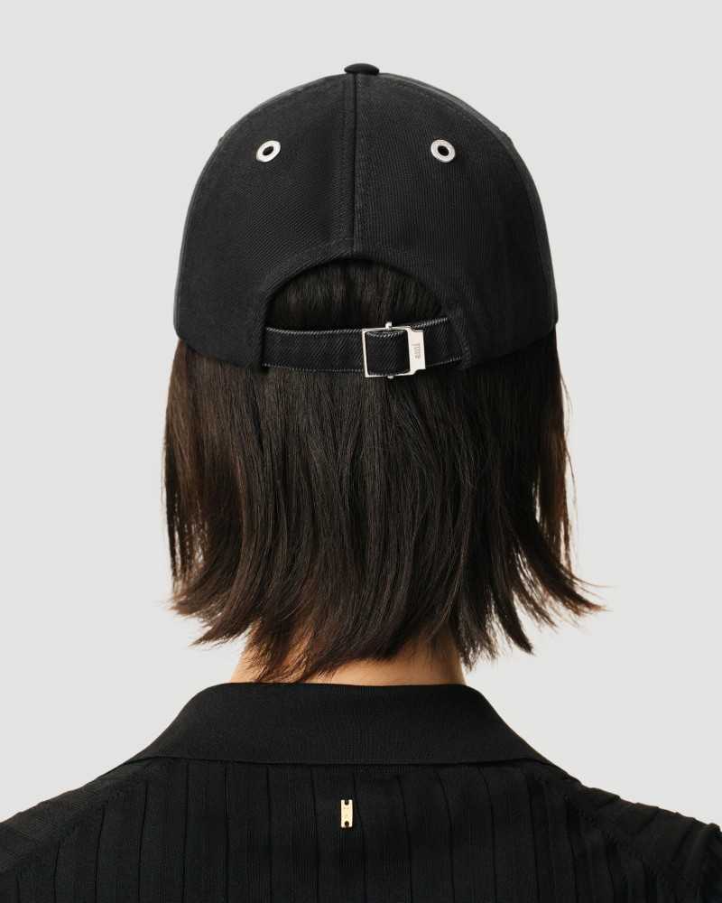 Casquette Ami De Coeur Coton Delave - Ami - Noir Casquette Ami De Coeur Coton Delave - Ami - Noir