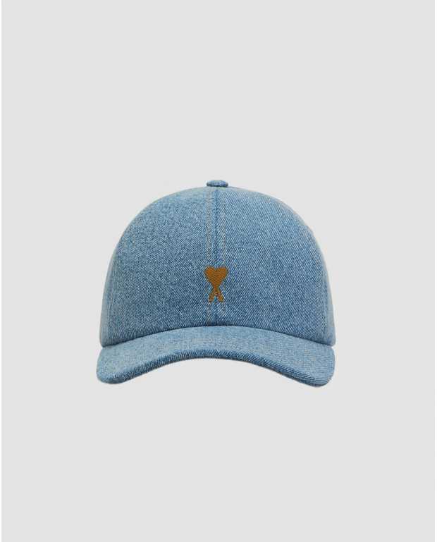 Ami De Coeur Tabac Denim Embroidery Cap - Ami - Blue Used