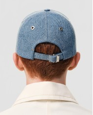 Casquette Broderie Ami De Coeur Tabac Denim - Ami - Bleu Used
