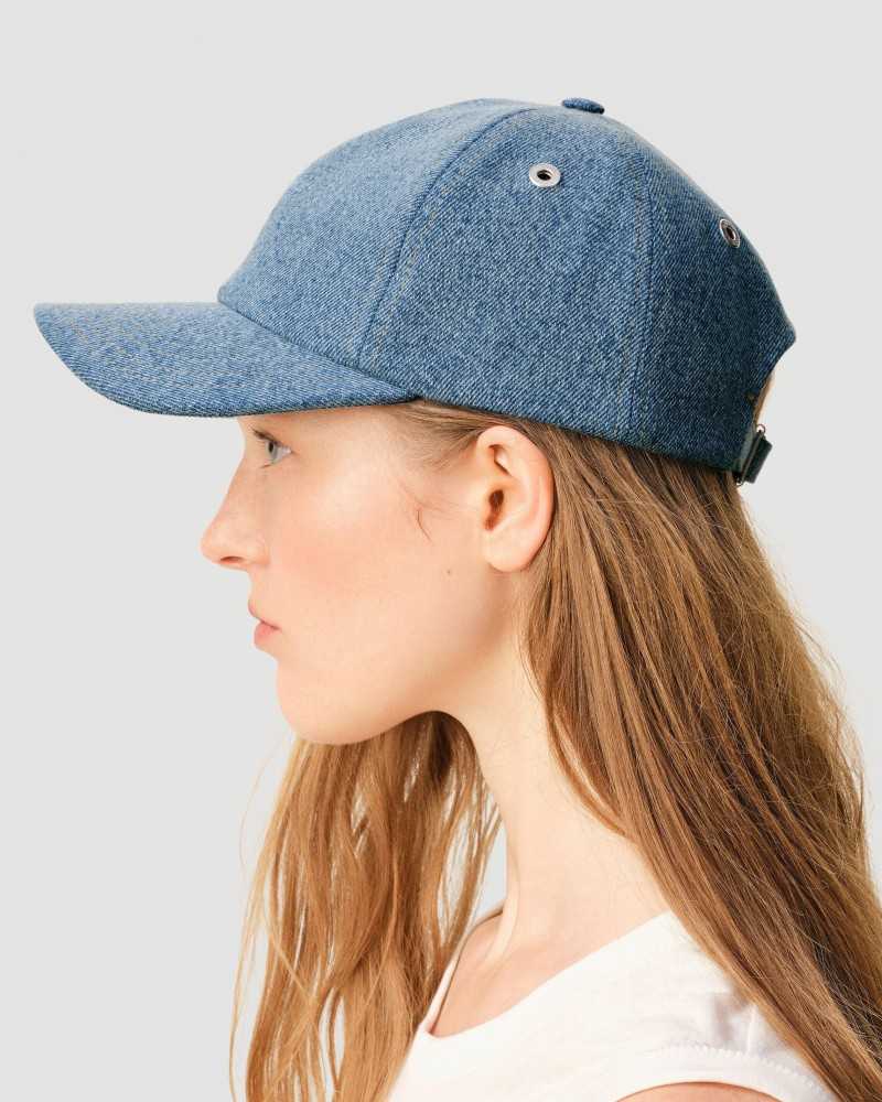 Casquette Broderie Ami De Coeur Tabac Denim - Ami - Bleu Used