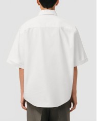 Chemise Boxy Manches Courtes Ami De Coeur Oxford - Ami - Blanc Naturel Chemise Boxy Manches Courtes Ami De Coeur Oxford - Ami - Blanc Naturel