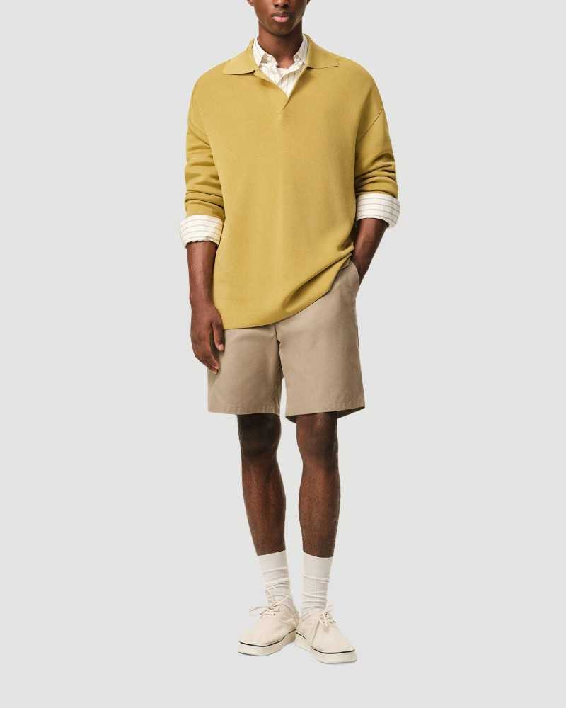 Short Taille Elastiquee Coeur Embosse - Ami - Beige Taupe