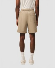 Short Taille Elastiquee Coeur Embosse - Ami - Beige Taupe