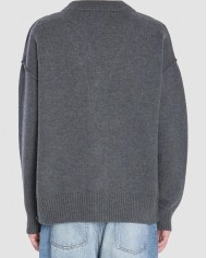 Cardigan Avec Ami De Coeur Contraste - Ami - Gris Chine / Noir Cardigan Avec Ami De Coeur Contraste - Ami - Gris Chine / Noir